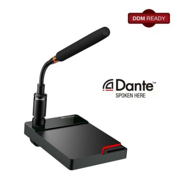 Relacart TDN1 asztali mikrofon talp, Dante™ hálózati kimenet 
