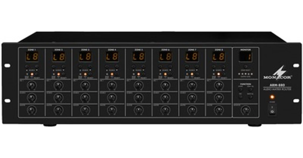 80x80 Matrix Router Audio mátrix, Router, zónakeverő - 100 Voltos rendszerek ...
