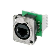 Neutrik NE8FDVY110 EtherCON D-sorozatú nikkel fém ház