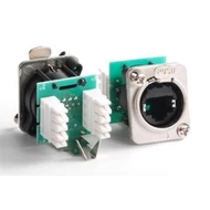 WorldMix WM-EAE8FYK RJ45 átvezető – RJ45 aljzat - RJ45 aljzat, "D" házba