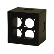 Fali doboz 4 db XLR furattal 4XLRB