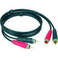 Klotz ATCC0100 szerelt dupla RCA - RCA  kábel, 1 méter