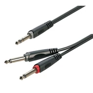 Soundsation JJJ-15BK 6,3-as sztereo Jack - 2 x 6,3-as mono Jack kábel