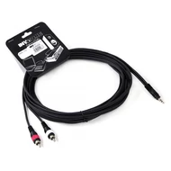 Invotone ACA-2002 3,5-ös Jack-2xRCA kábel, 2 m