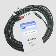 Invotone ACA-1005 3,5-ös Jack-2x6,3-as Jack kábel, 5 m