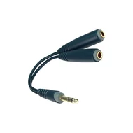 Klotz AYB1 Y adapter, 6,3-as szetero Jack dugó - 2 x 6,3-as mono aljzat