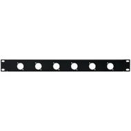 RCP-8731U rack panel 6 db XLR furattal, 1U