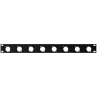 RCP-8732U rack panel 8 db XLR furattal, 1U