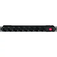 RCS-18 rack-be építhető hálózati csatlakozósor 
