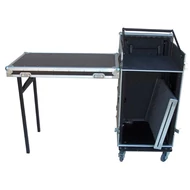 Robust CR sorozatú DJ rack, RO-CR12UDJR, munkaasztallal 