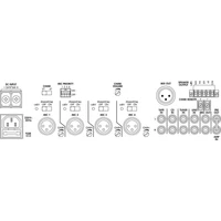 Monacor PA-924 100V-os keverőerősítő 