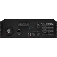 Monacor PA-12040 4 zónás 100V hangosító központ 