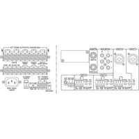 Monacor PA-5240 5 zónás 100V-os keverőerősítő 