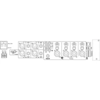 Monacor PA-6040MPX 4 zónás keverő