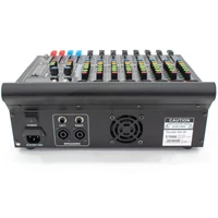 Thunder WK-8P 2x400W, 8 csatornás keverőerősítő + Bluetooth + Effekt