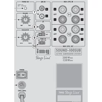 Stage-Line Sound-100SUB aktív mélysugárzó