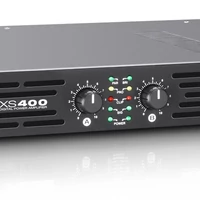 LD Systems XS 400 végerősítő, 2 x 200 W/4 Ohm, D osztályú