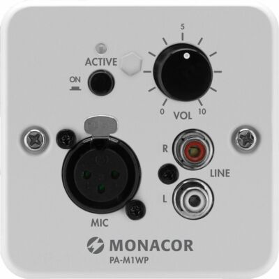 Monacor PA-M1WP fali vezérlő panel