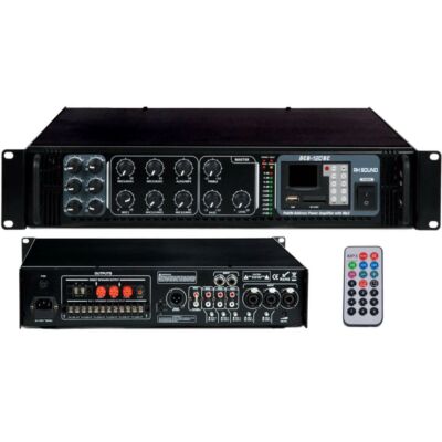 DCB-120BC 100V-os keverőerősítő, MP3 lejátszóval