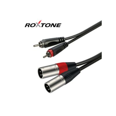 Roxtone RACC190L3 RCA-XLR papa szerelt kábel 3m