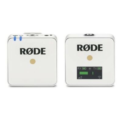  Rode Wireless GO kompakt digitális vezeték nélküli mikrofon rendszer, fehér