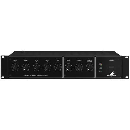 Monacor PA-900 100V-os keverőerősítő 