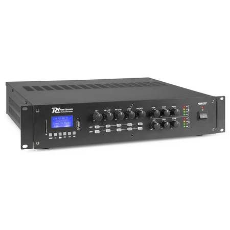 Power Dynamics PRM-1202 2 zónás 100V-os keverőerősítő