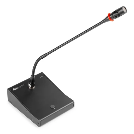 Power Dynamics TM370 asztali mikrofon, gonggal