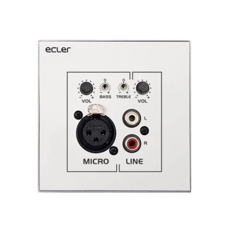 Ecler WPaMIX-T fali vezérlő panel