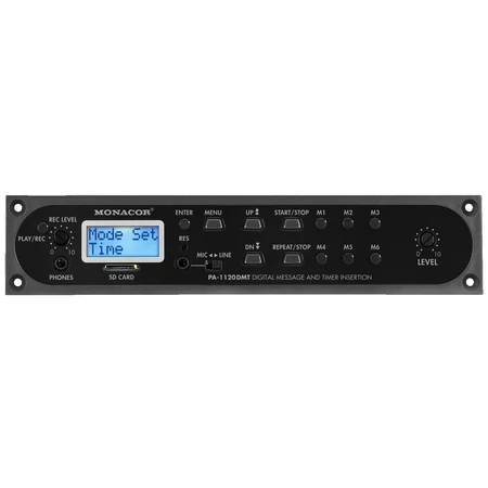 Monacor PA-1120DMT digitális üzenet modul 