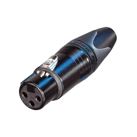 Neutrik NC3FXXBAG 3 pólusú XLR lengő mama