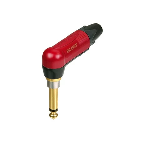 Neutrik NP2RXAUSILENT 6,3-as kapcsolós 90°-os mono Jack dugó