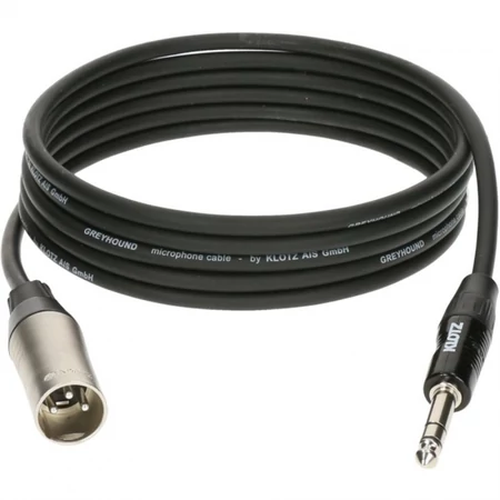 Klotz Greyhound GRG1MP006 XLR papa - JACK kábel, 0,6 m