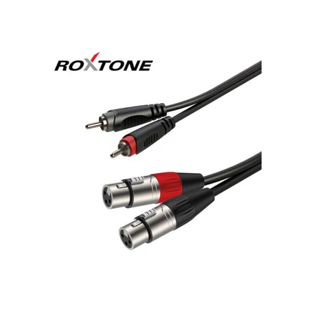 Roxtone RACC170L1 RCA-XLR mama szerelt kábel 1m