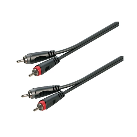 Soundsation RRRR-15BK RCA - RCA stereo kábel, 1,5 m