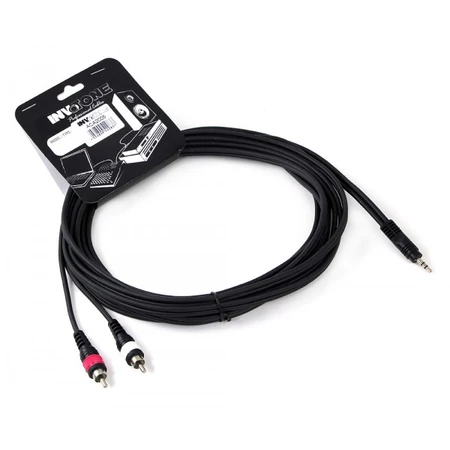 Invotone ACA-2005 3,5-ös Jack-2xRCA kábel, 5 m