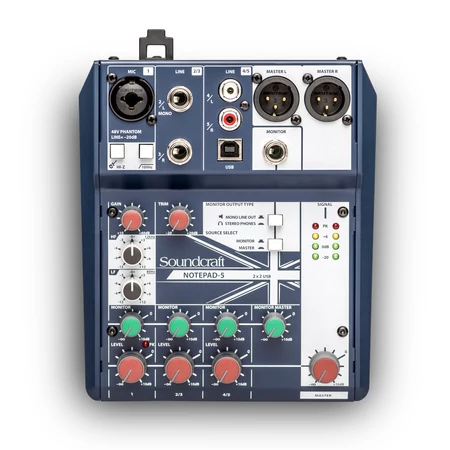 Soundcraft Notepad 5 analóg keverőpult
