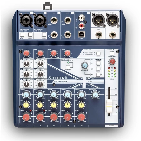 Soundcraft Notepad 8FX analóg keverőpult