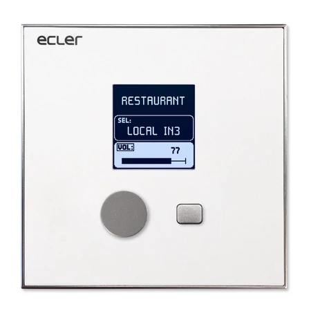 Ecler eMCONTROL1 fali vezérlő panel