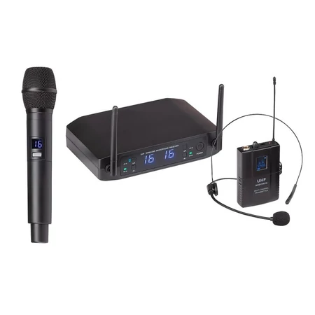 Soundsation WF-U216HP vezeték nélküli dupla mikrofon szett