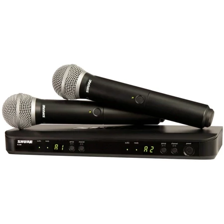 Shure BLX288E/B58 vezeték nélküli kézi dupla mikrofon szett